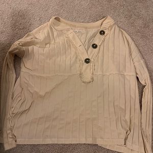 We the free button up long sleeve